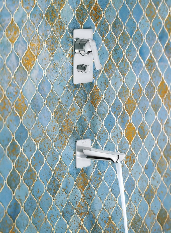 Kohler 27499IN-4FP-CP Fore Line Aqua Turbo 235 Recessed Bath and Shower Trim, Chrome Finish - Image 2